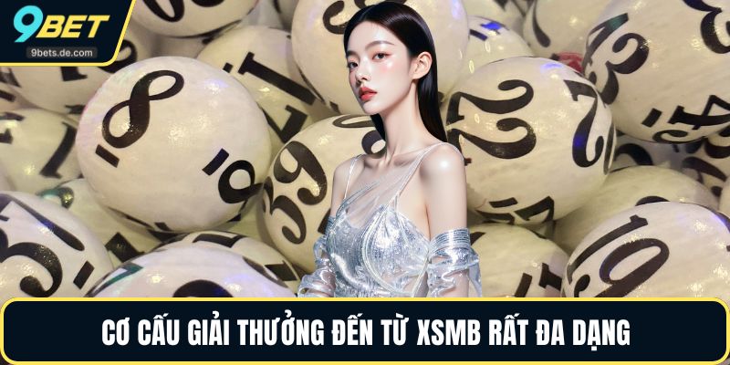 Cơ cấu giải thưởng đến từ XSMB rất đa dạng