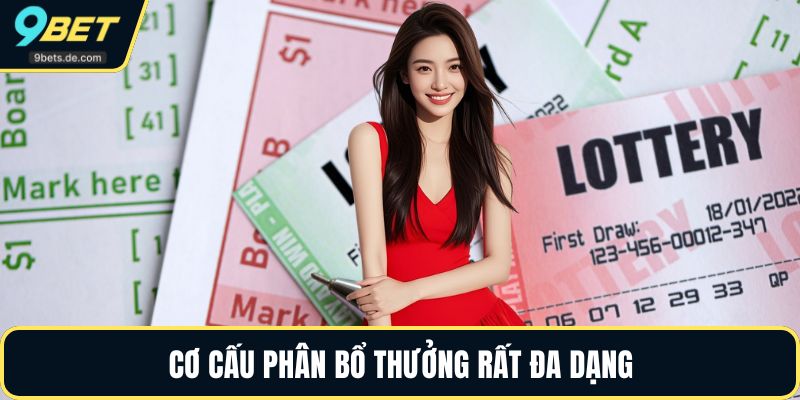Cơ cấu phân bổ thưởng rất đa dạng