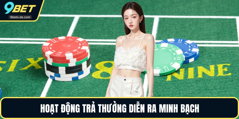 Hoạt động trả thưởng diễn ra minh bạch