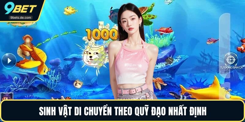 Sinh vật di chuyển theo quỹ đạo nhất định